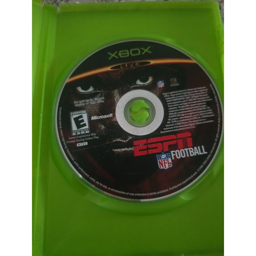 ESPN NFL Football (Microsoft Xbox, 2003)